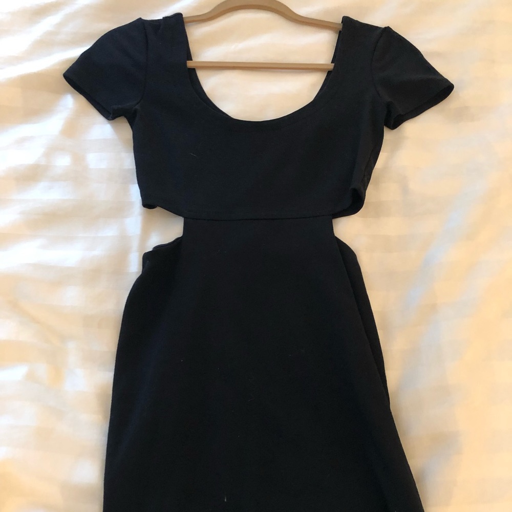 Urban Outfitters XS black dress with cutouts